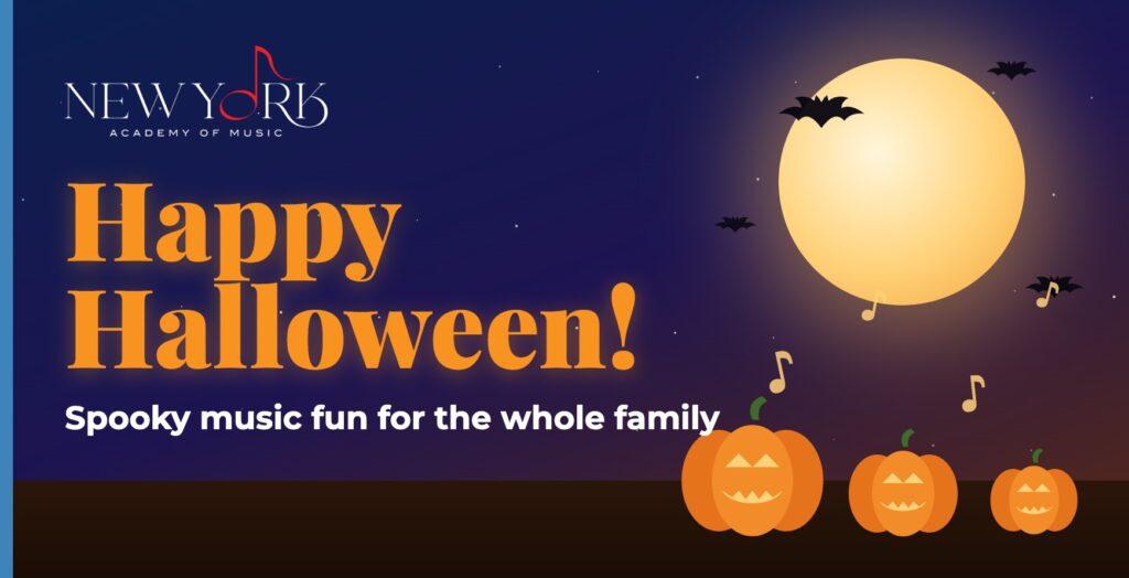 Happy Halloween from New York Academy of Music: spooky music activities for kids